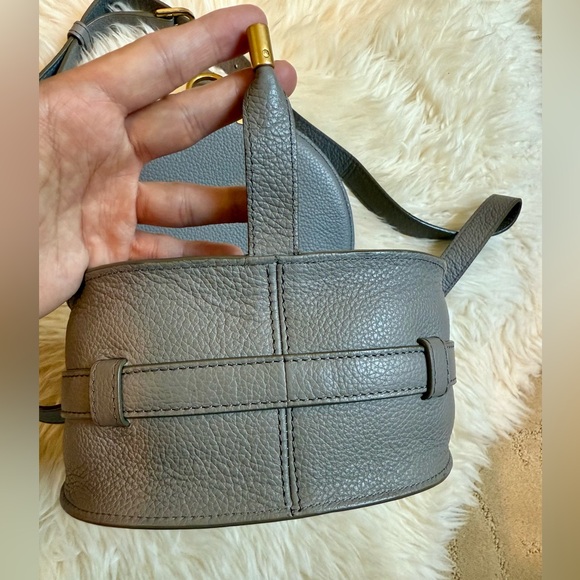 Chloe SMALL MARCIE SADDLE BAG IN GRAINED LEATHER - Picture 9 of 16